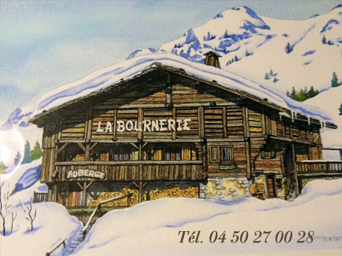 Chambre d'hôtes gîte de montagne la Bournerie situé sur les pistes de ski du Chinaillon proche du Grand Bornand photo arvimedia