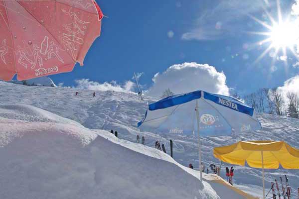 Haute Savoie France piste de ski